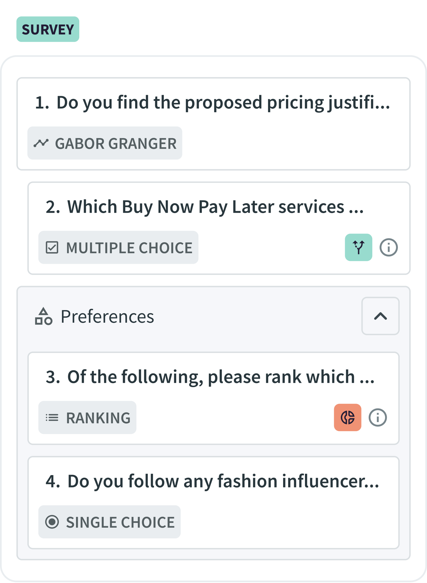 Survey methodology